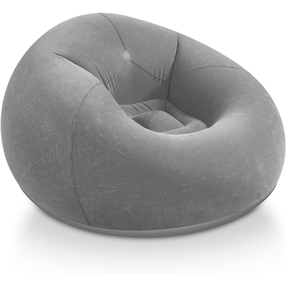 Kids Outdoor Bean Bag Chair - Sillones Inflables Tipo Puff, Sofá Gris