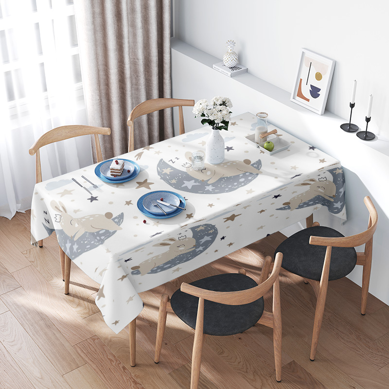 Kids Outdoor Dining Set - Juego de mantel con temática espacial