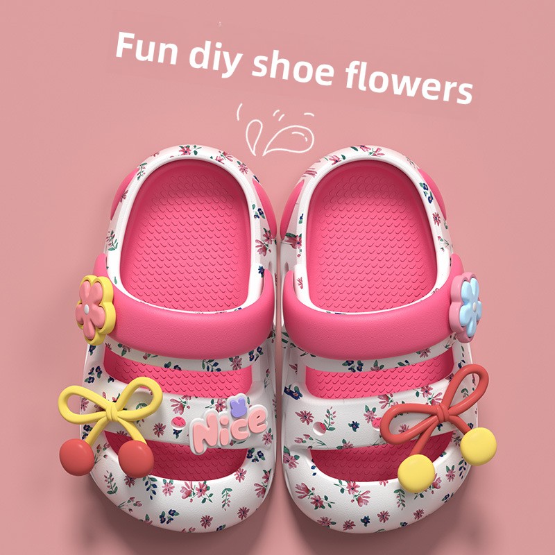Kids Indoor Outdoor Slippers - Pantuflas Infantiles con Lazo para el
