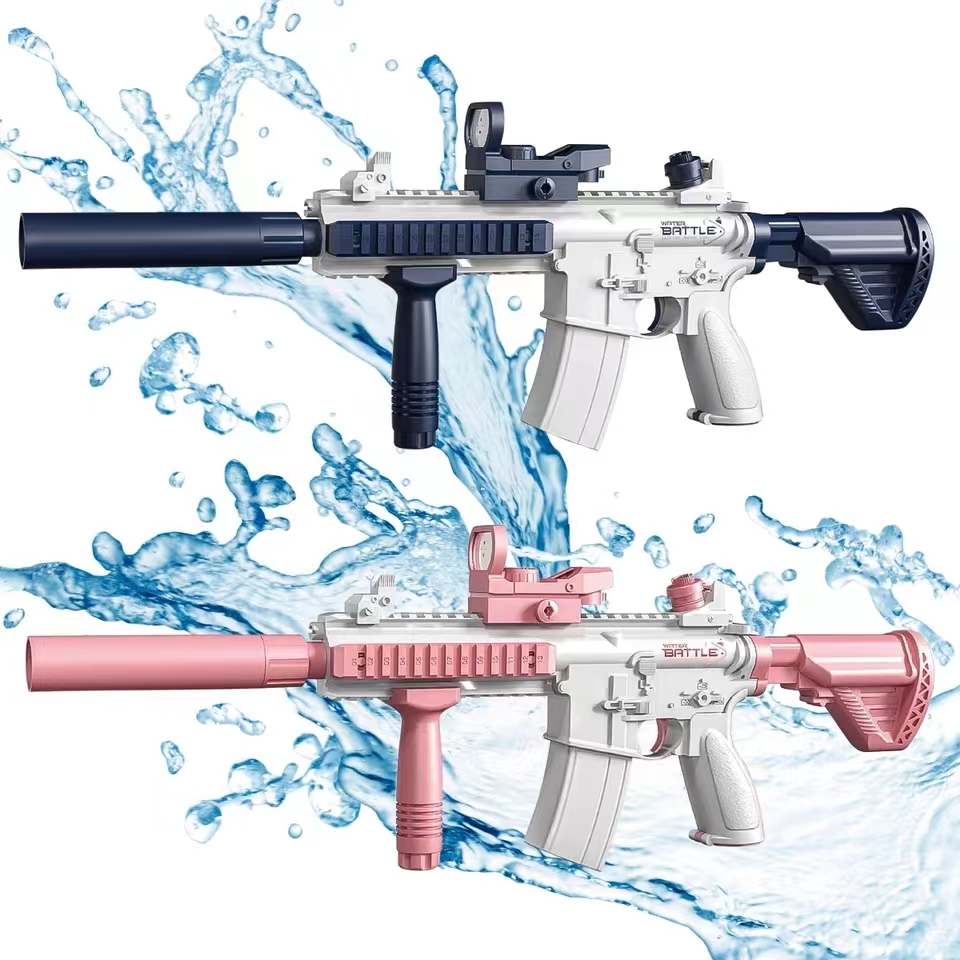 Kids Outdoor Storage - Pistola de agua eléctrica M416 para