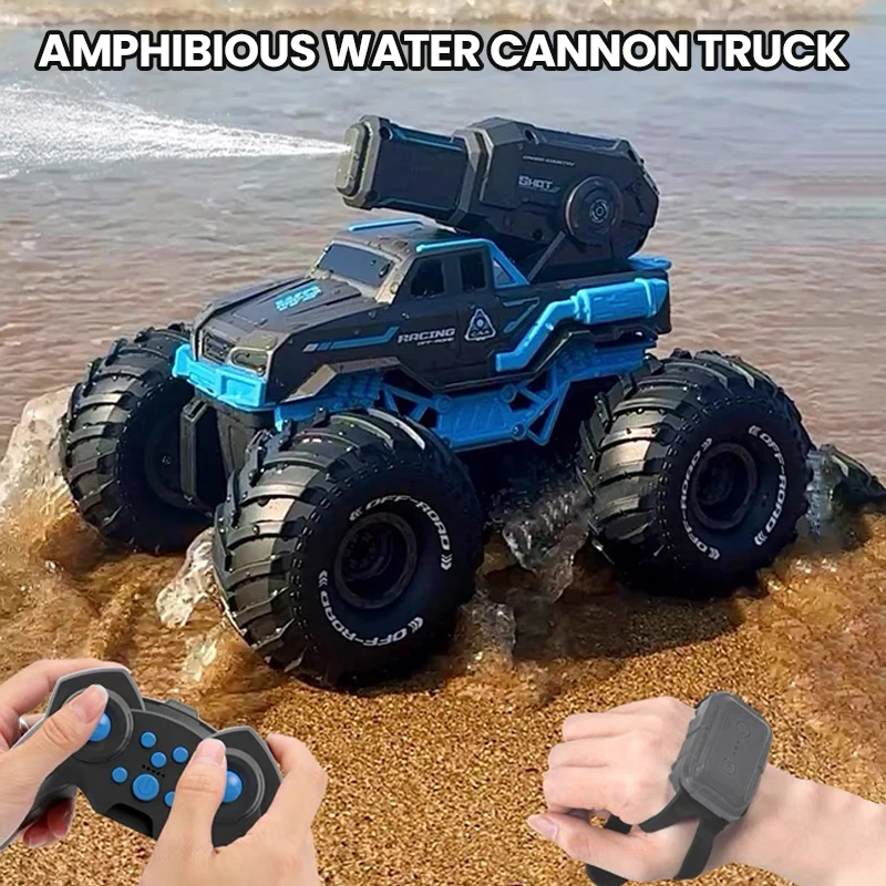 Kids Outdoor Vehicles - Coche anfibio Rc con 2 modos