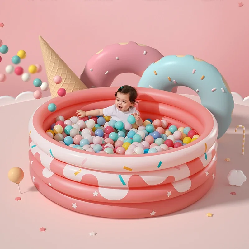 Kids Outdoor Garden Toys - Piscina inflable reutilizable de doble capa