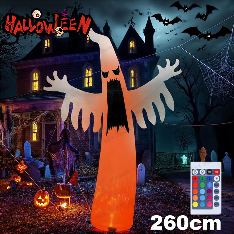 Kids Outdoor Yard Toys - Fantasma aterrador inflable de Halloween con