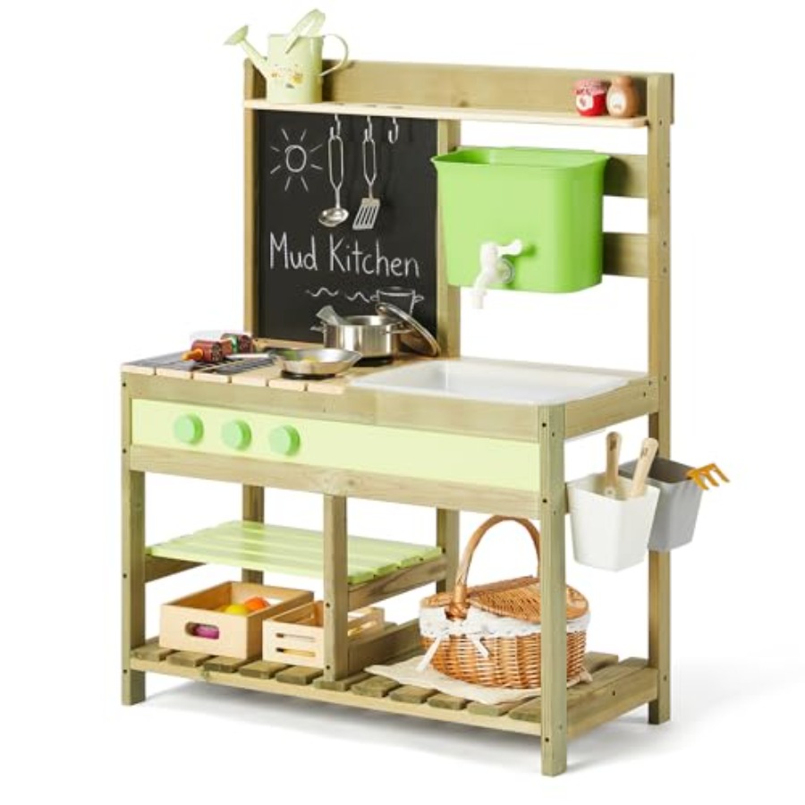 Kids Outdoor Sink - Cocina de barro para niños al