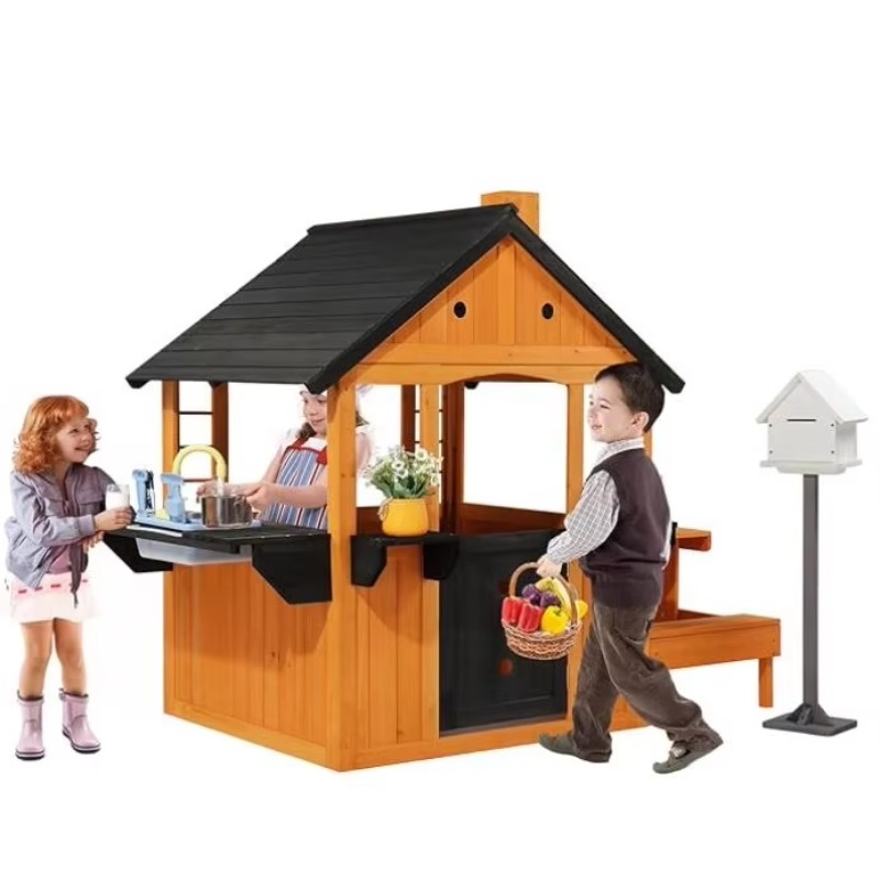 Kids Outdoor Sink - Casa de Juegos de Madera para