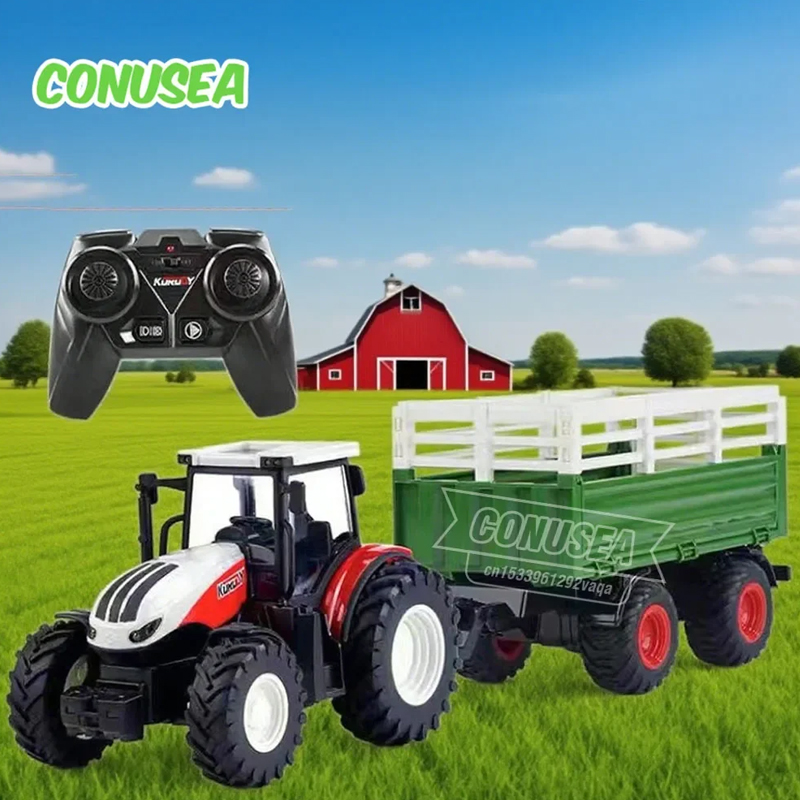 Kids Outdoor Vehicles - Tractor teledirigido RC camión de granja