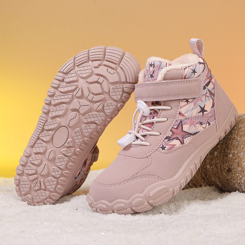 Kids Outdoor Boots - Botas de nieve descalzas impermeables para