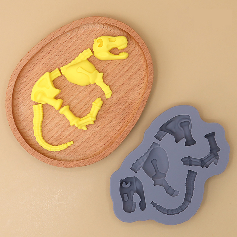 Kids Outdoor Dining Set - Molde de silicona de dinosaurio, huesos