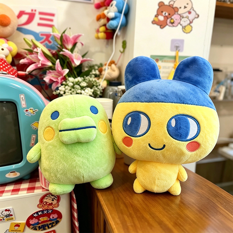 Bandai Model Tamagotchi - Set de Peluches Tamagotchi Kuchipatchi Mametchi,