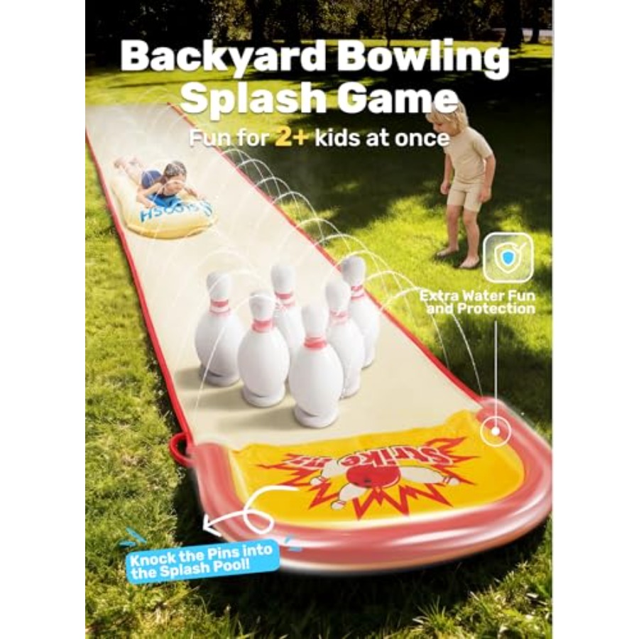 Diversión al aire libre para n - Kids Outdoor Water Slide reseña y precio