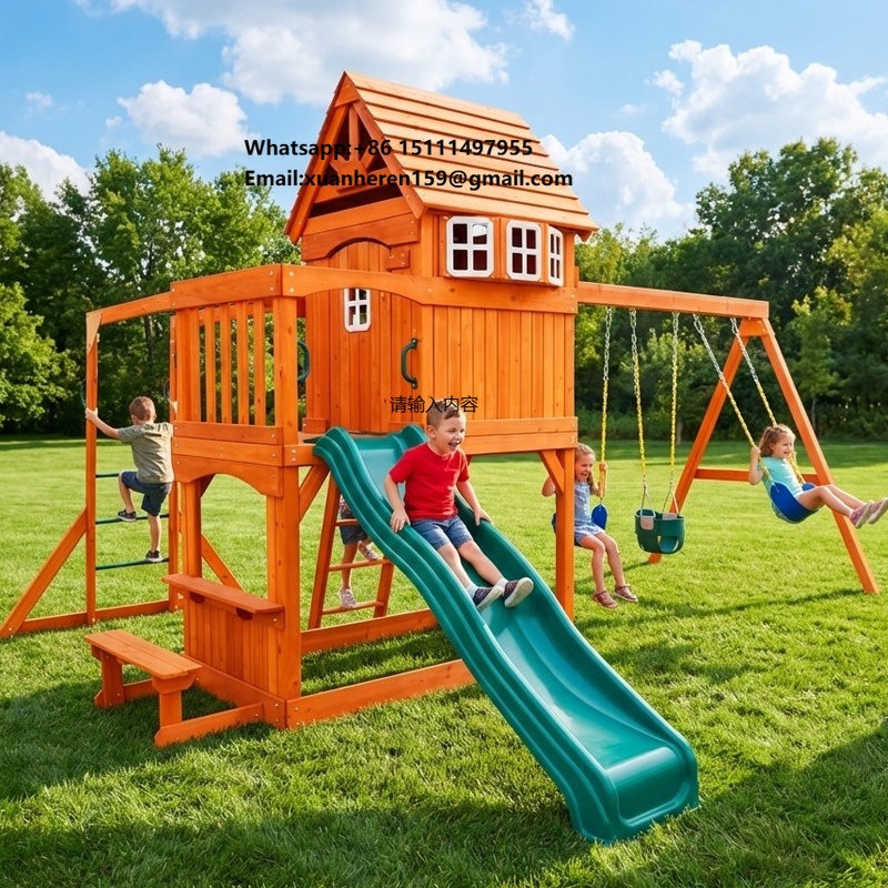 Gran equipo de juegos al aire  - Kids Outdoor Garden Toys reseña y precio