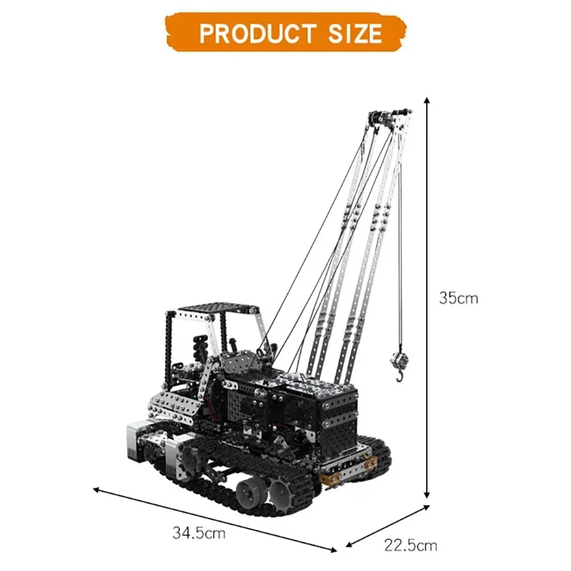 Grúa Metálica RC para Armar, C - Kids Outdoor Vehicles reseña y precio