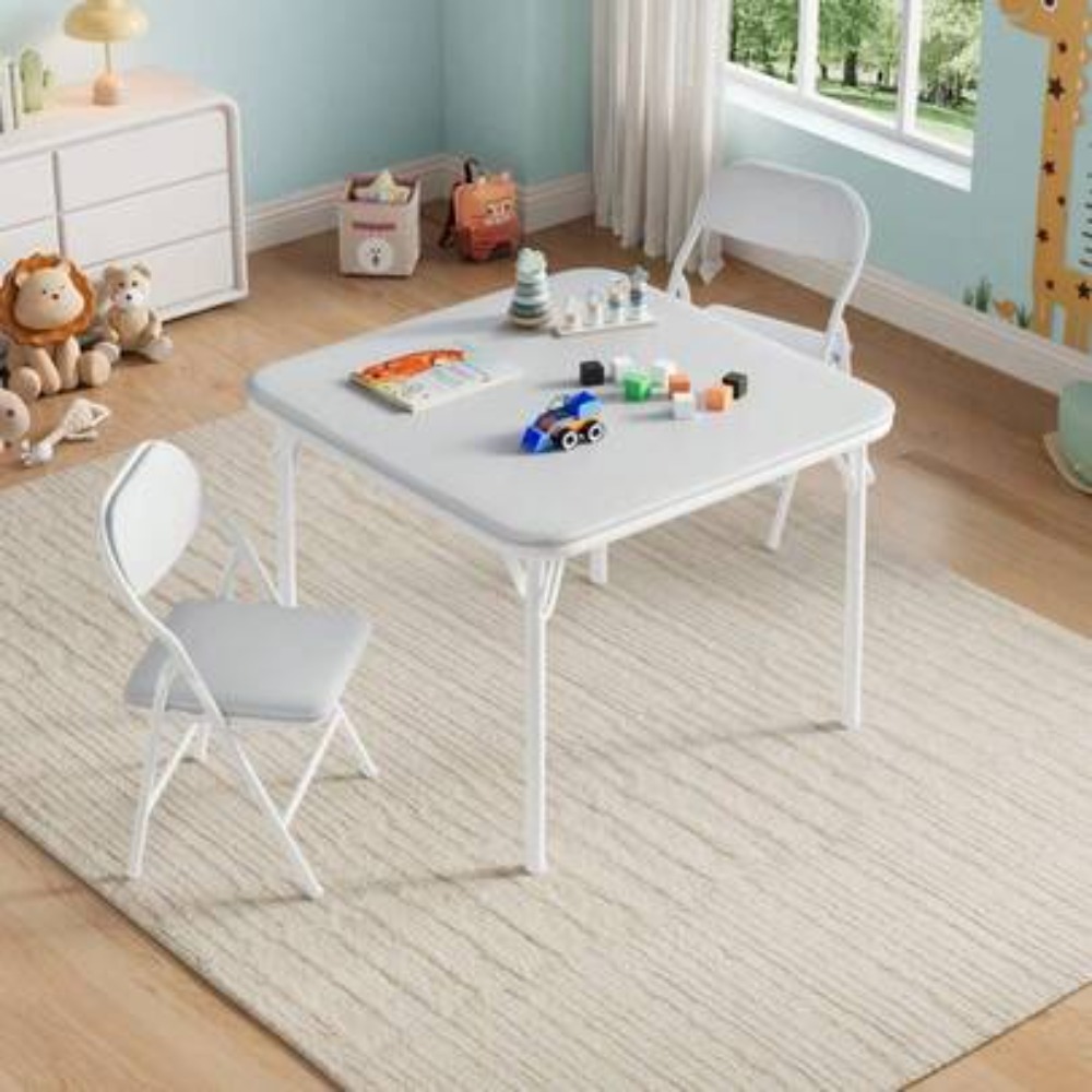 Juego de Mesa y Sillas Plegabl - Kids Outdoor Dining Set reseña y precio