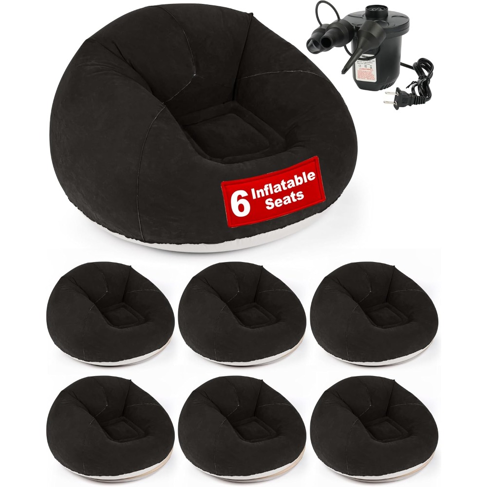 Sillón Inflable Tipo Puff con  - Kids Outdoor Bean Bag Chair reseña y precio