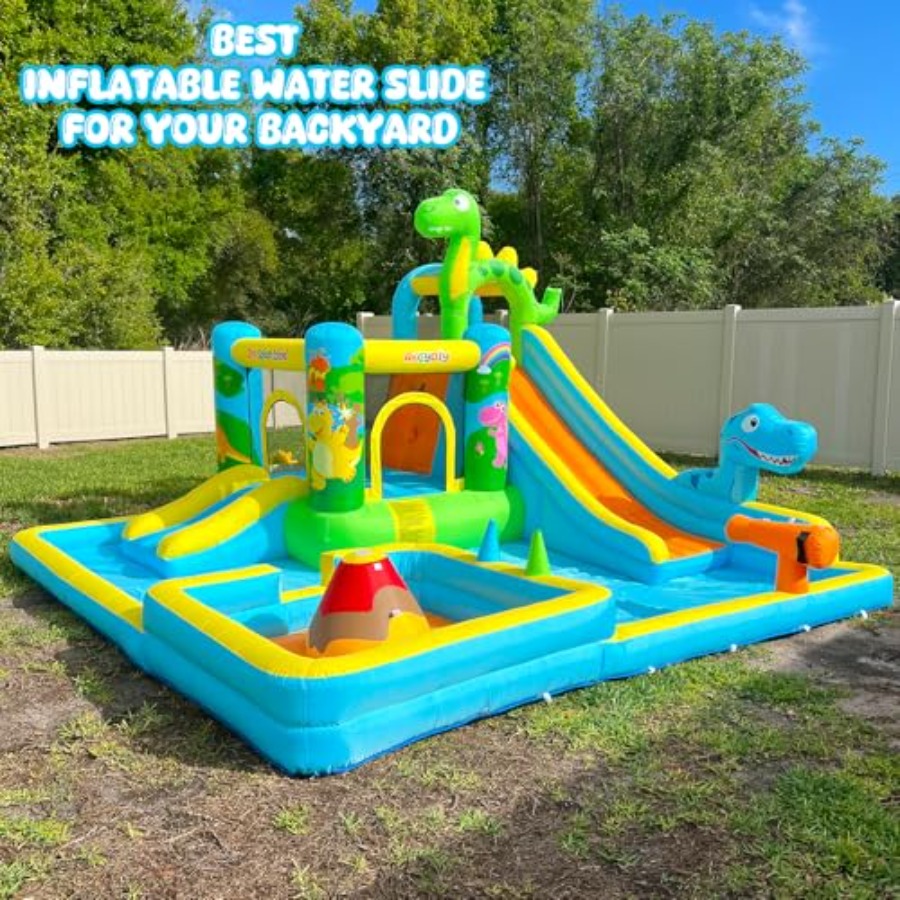Tobogán acuático inflable para - Kids Outdoor Water Slide reseña y precio