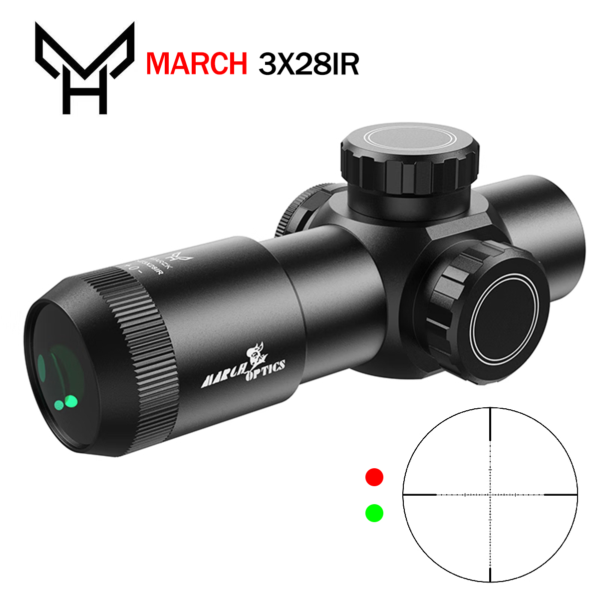 Mira Telescópica Táctica HT 3X - Balance Beam Outdoor reseña y precio