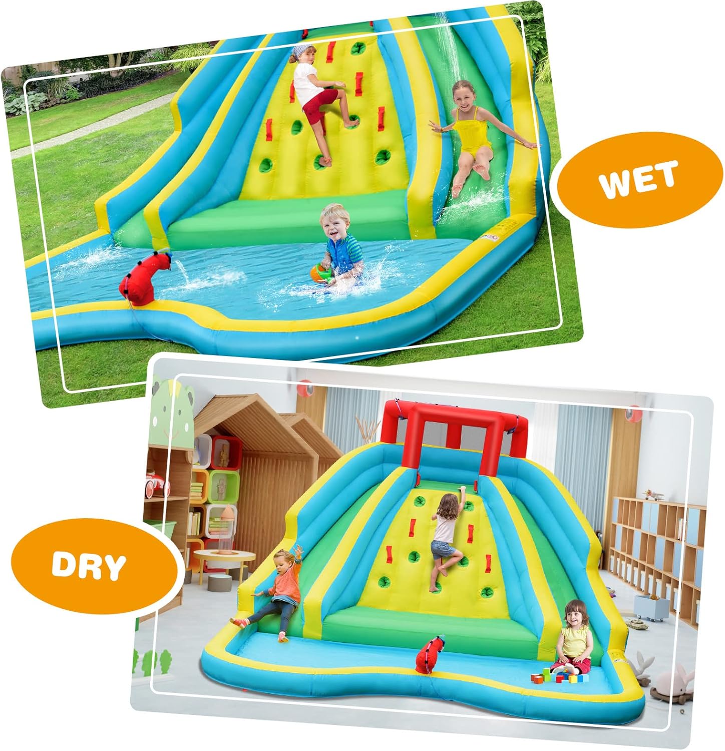 Tobogán Acuático Inflable Giga - Kids Outdoor Water Slide reseña y precio