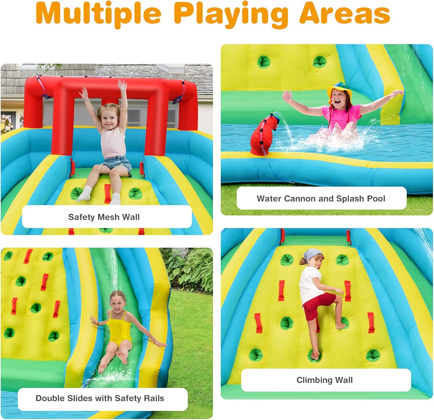 Tobogán Acuático Inflable Giga - Kids Outdoor Water Slide reseña y precio