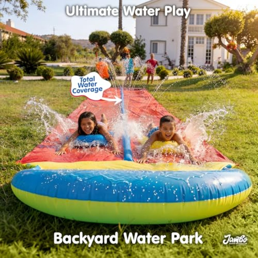Tobogán acuático inflable para - Kids Outdoor Water Slide reseña y precio