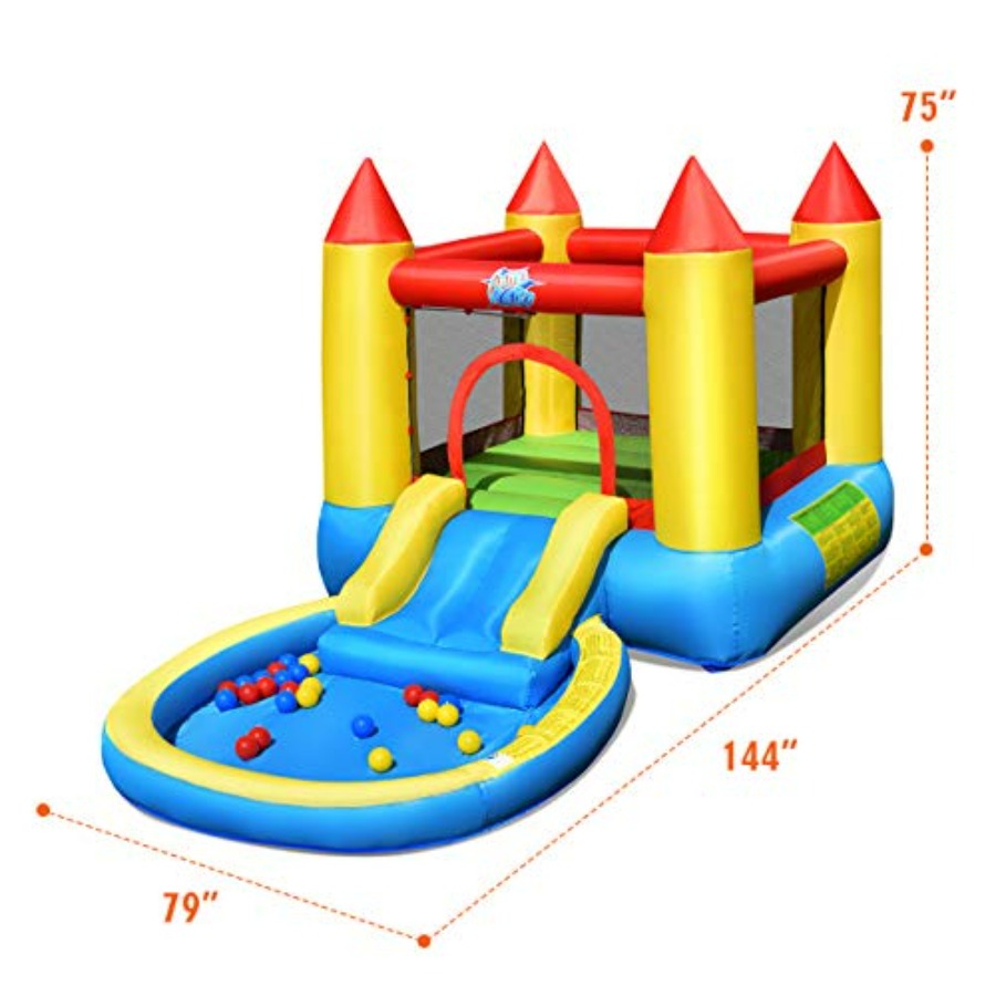 Casa inflable para niños de 3  - Kids Outdoor Water Slide reseña y precio