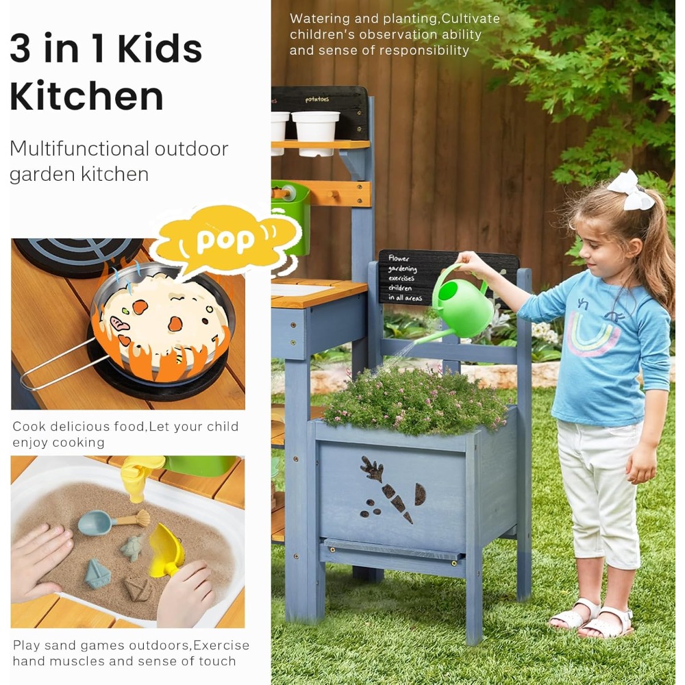 Envío desde EE. UU. Cocina de  - Kids Outdoor Sink reseña y precio