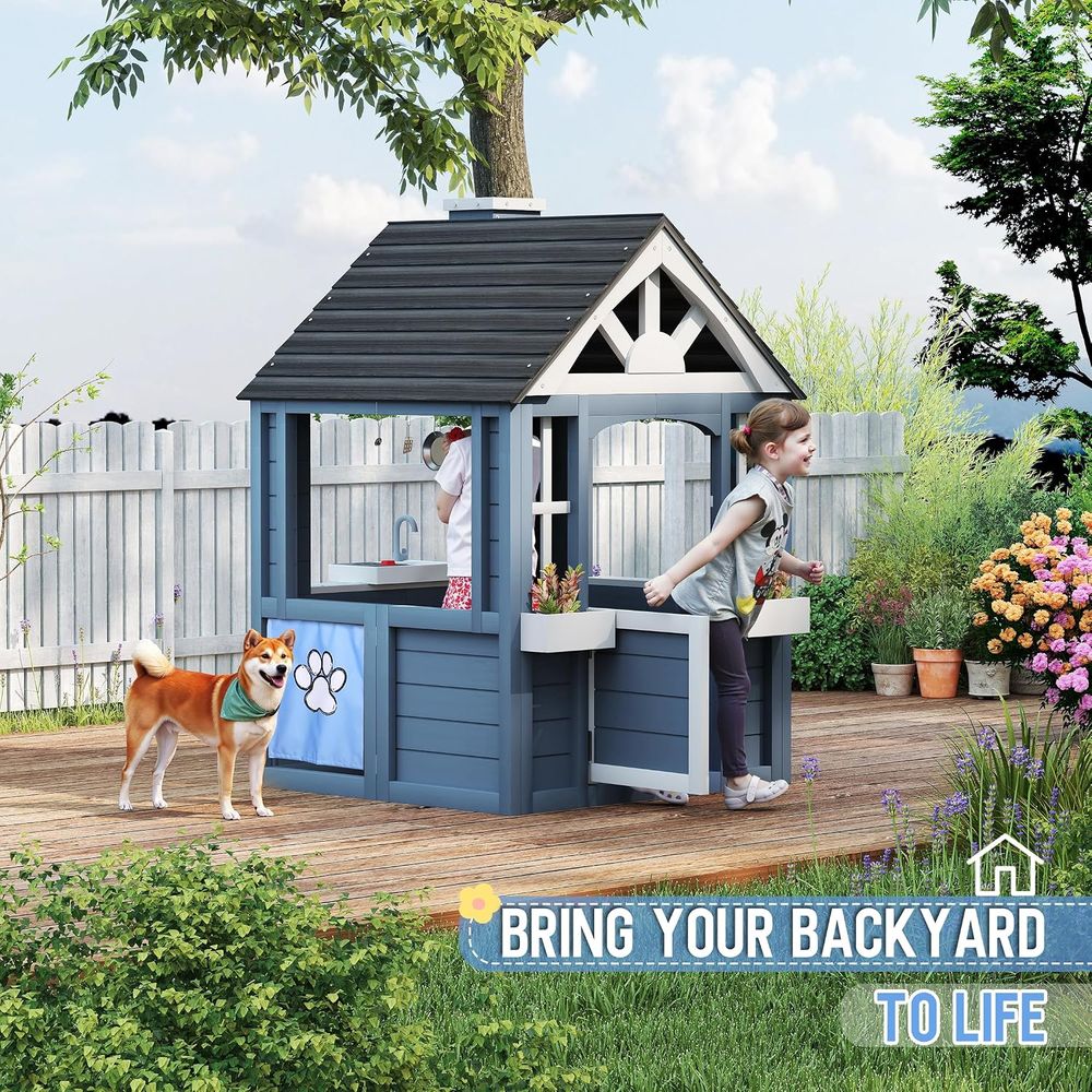 Casa de juegos para niños Jevo - Kids Outdoor Sink reseña y precio