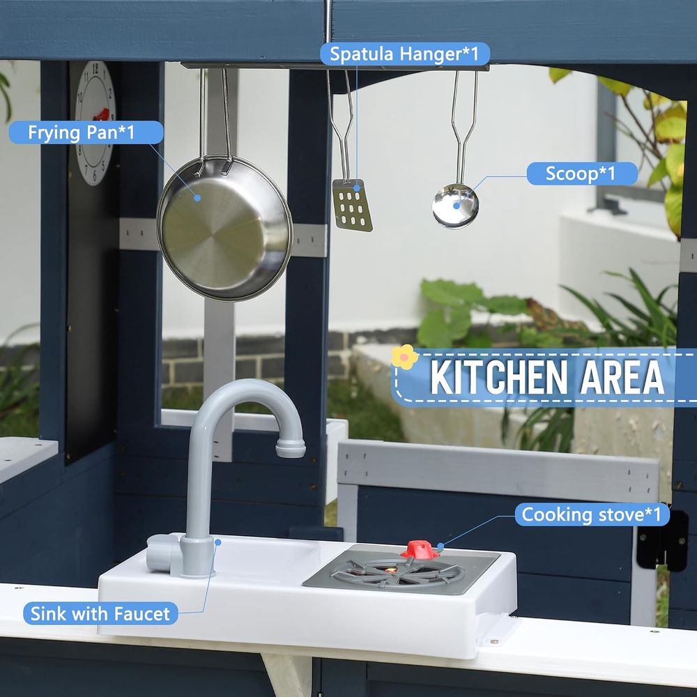 Casa de juegos para niños Jevo - Kids Outdoor Sink reseña y precio