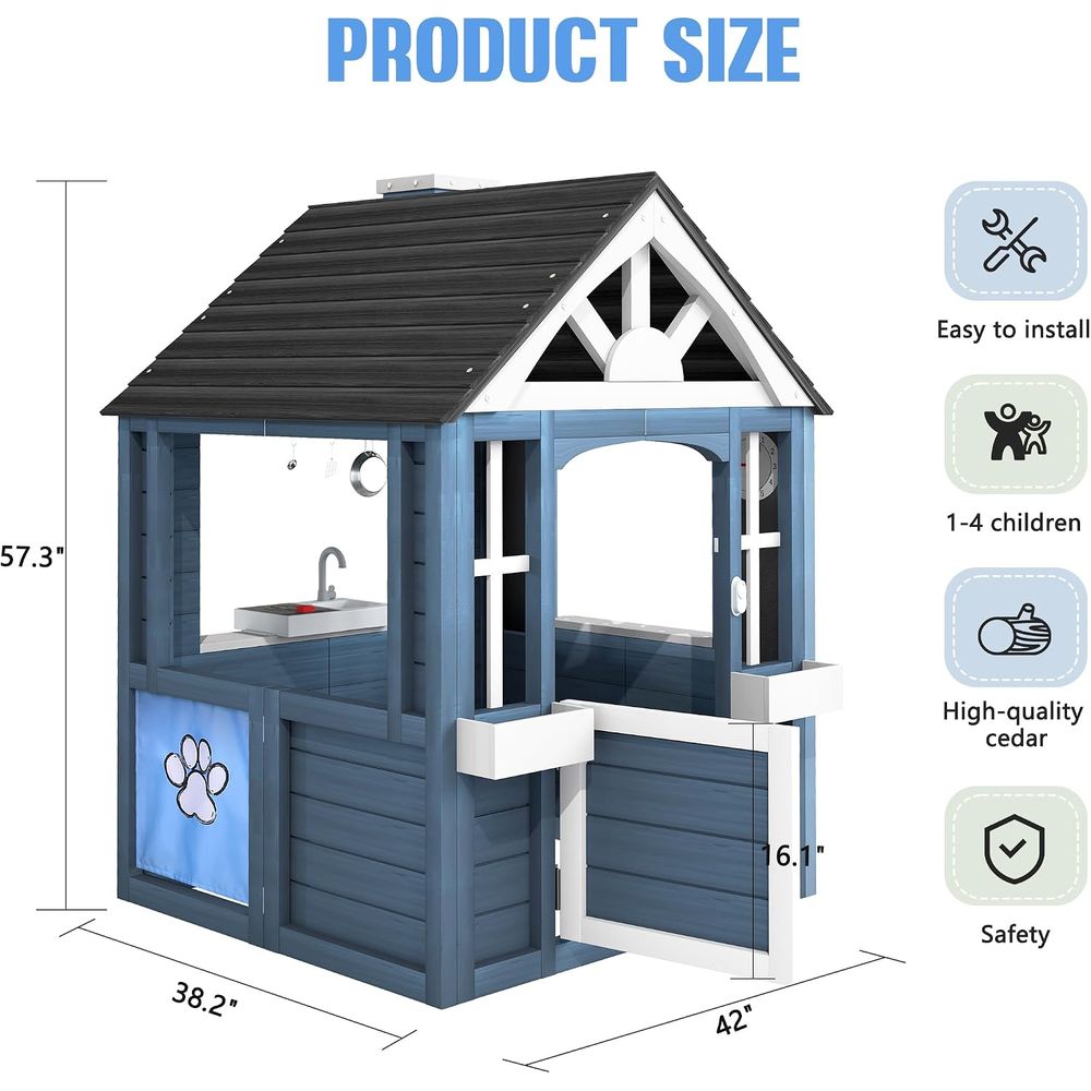 Casa de juegos para niños Jevo - Kids Outdoor Sink reseña y precio