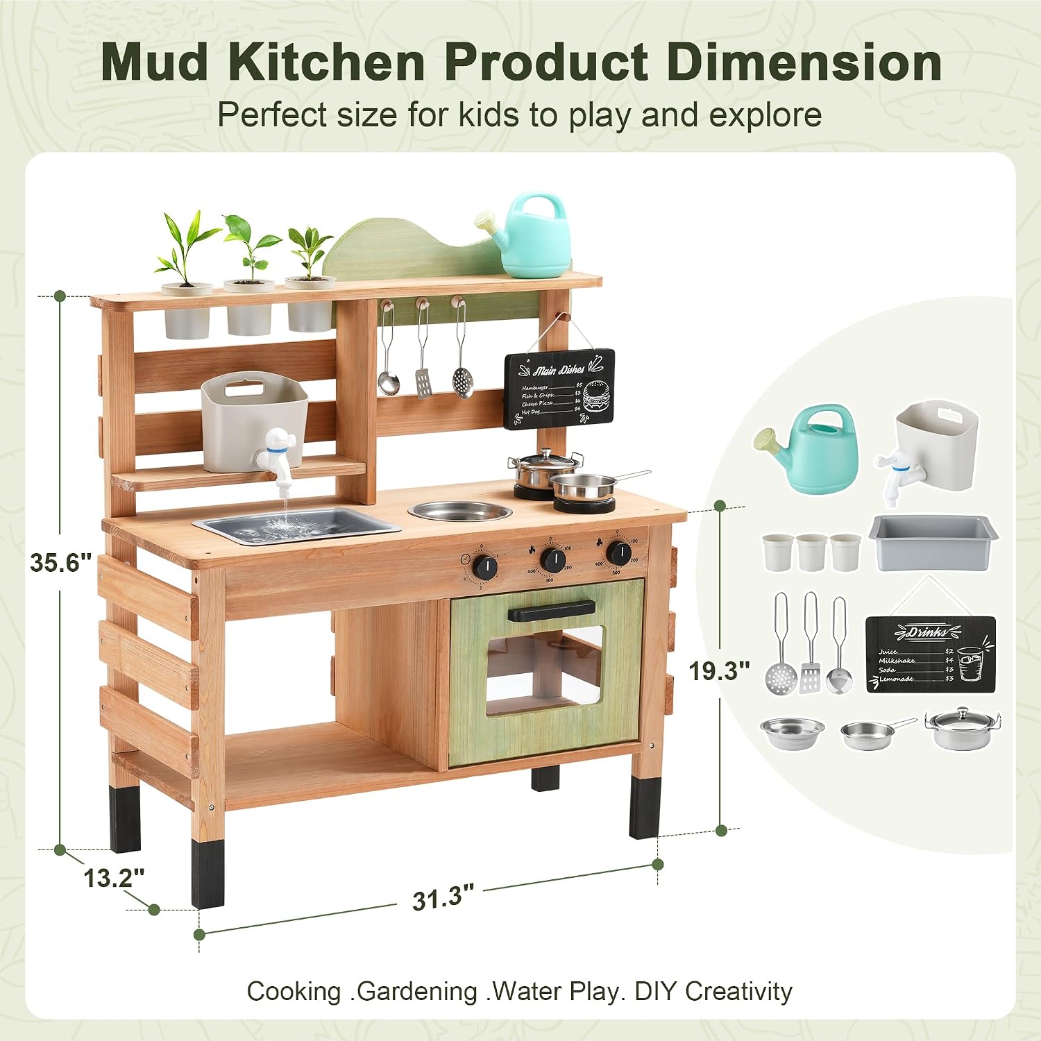 Cocina de Juguete para Niños O - Kids Outdoor Sink reseña y precio
