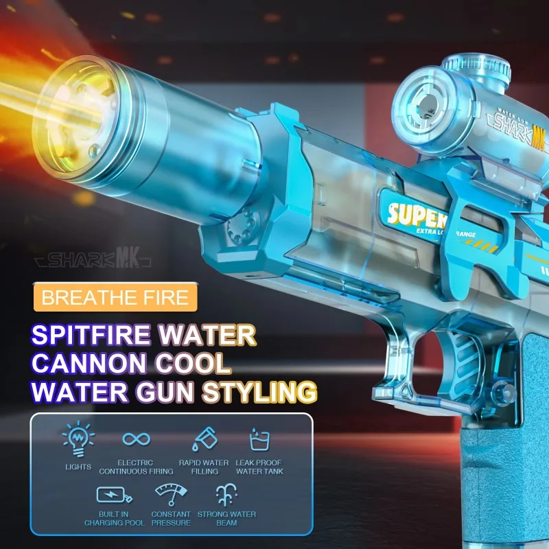 Pistola de Agua Eléctrica con  - Kids Outdoor Storage reseña y precio