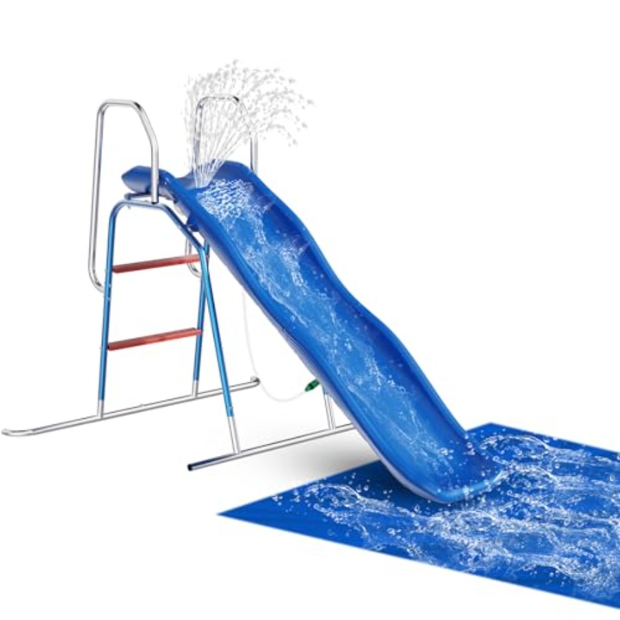 Tobogán acuático para niños, m - Kids Outdoor Water Slide reseña y precio