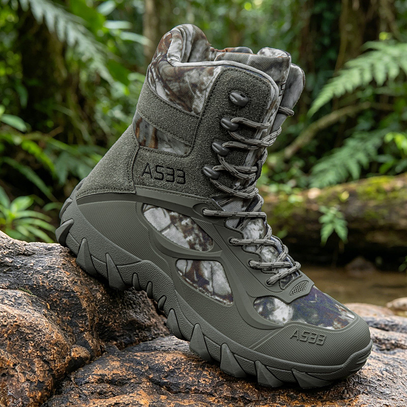 Botas tácticas para hombre, bo - Kids Outdoor Shoes reseña y precio