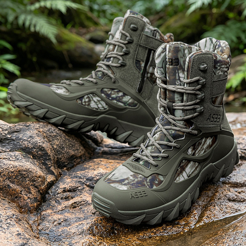 Botas tácticas para hombre, bo - Kids Outdoor Shoes reseña y precio