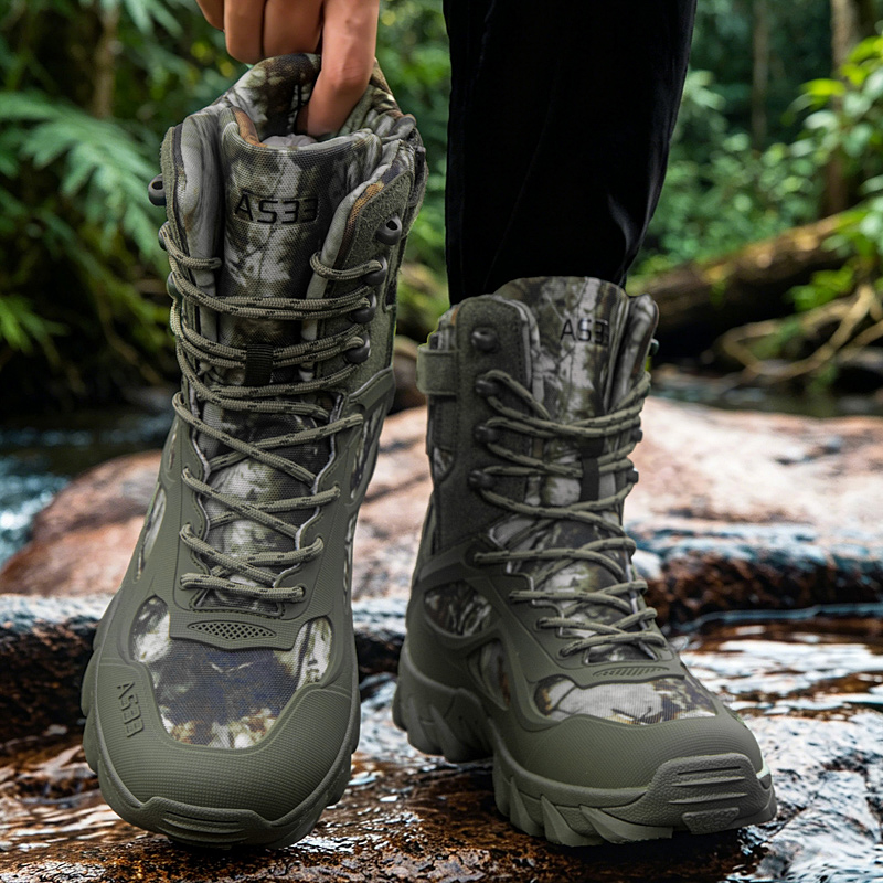 Botas tácticas para hombre, bo - Kids Outdoor Shoes reseña y precio