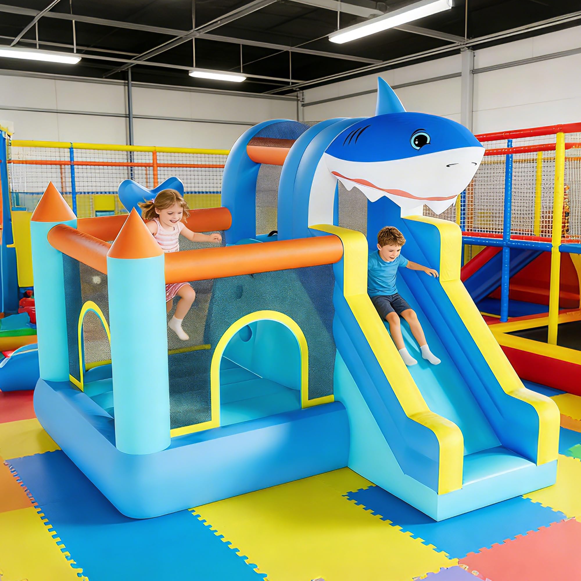Casa Inflable con Tobogán y So - Kids Outdoor Climbing Wall reseña y precio