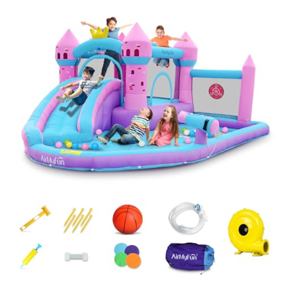 Tobogán acuático inflable para - Kids Outdoor Water Slide reseña y precio