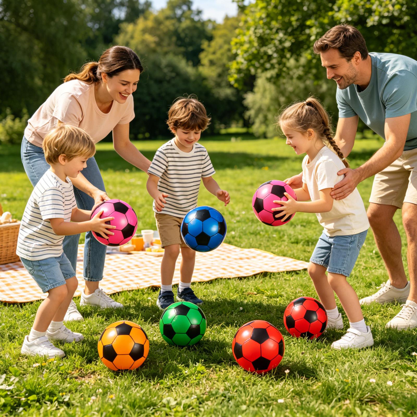 Balón de Fútbol Inflable de 6  - Kids Outdoor Yard Toys reseña y precio