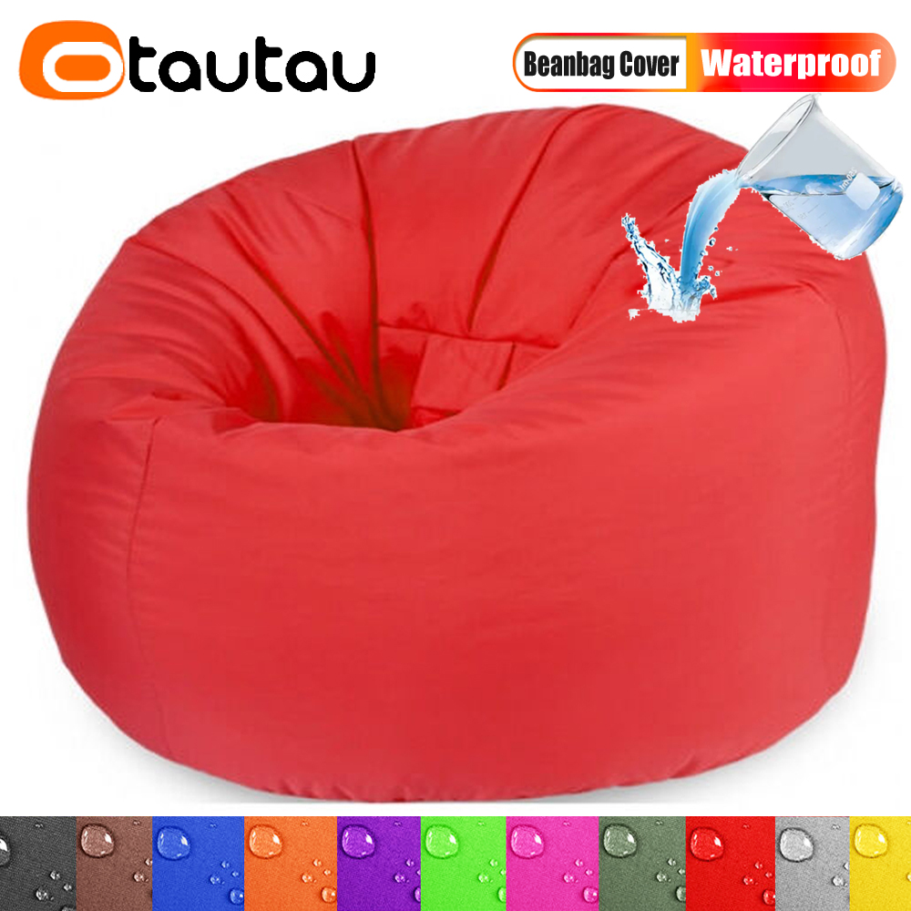 OTAUTAU, funda impermeable par - Kids Outdoor Bean Bag Chair reseña y precio