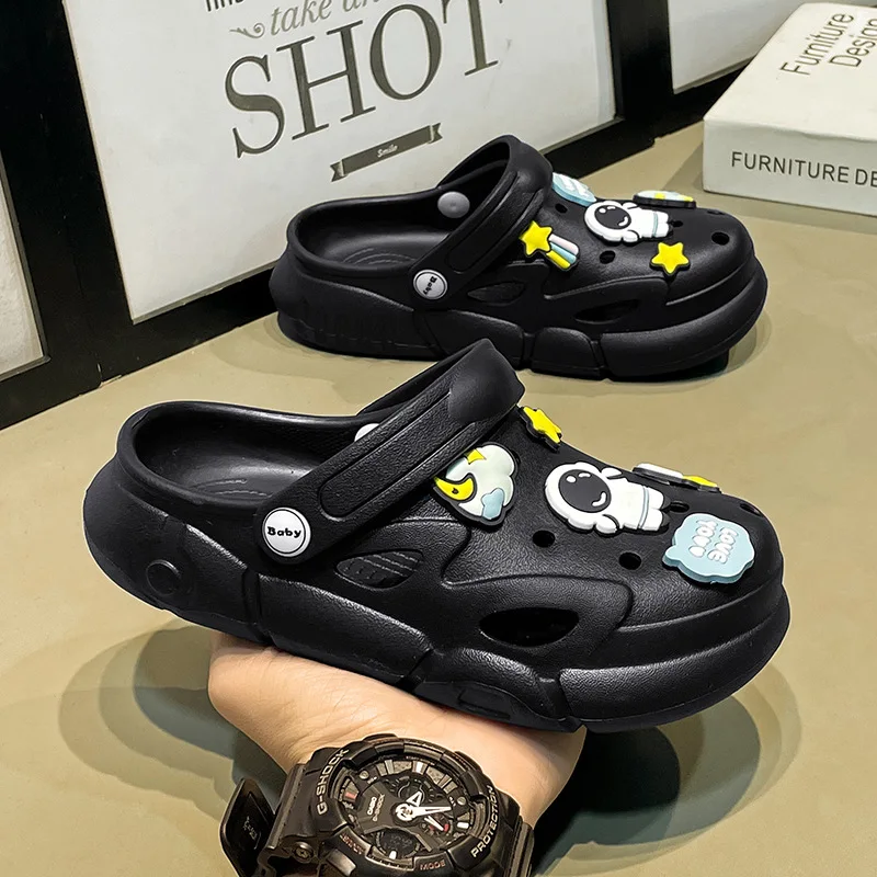 Sandalias para niños antidesli - Kids Indoor Outdoor Slippers reseña y precio