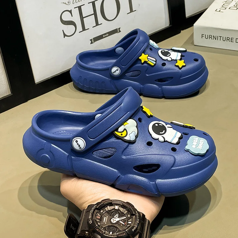 Sandalias para niños antidesli - Kids Indoor Outdoor Slippers reseña y precio