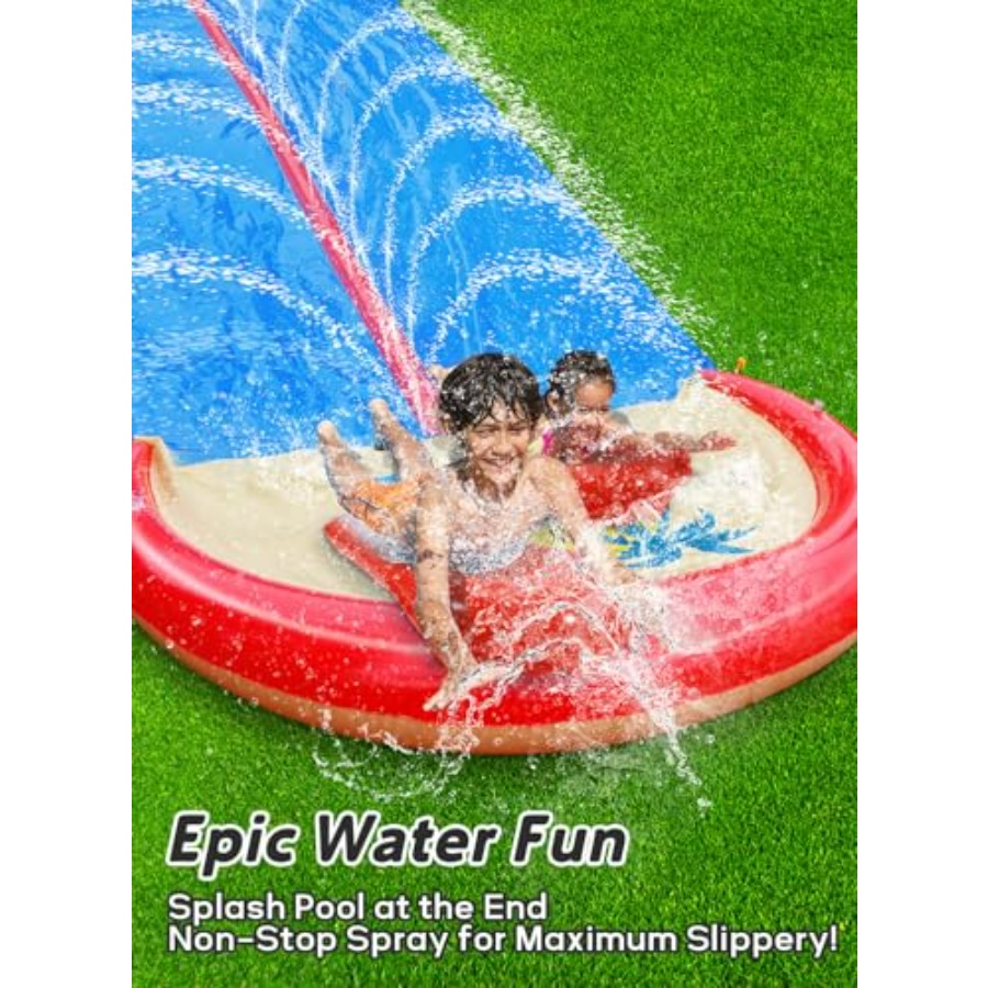 Tobogán acuático para exterior - Kids Outdoor Water Slide reseña y precio
