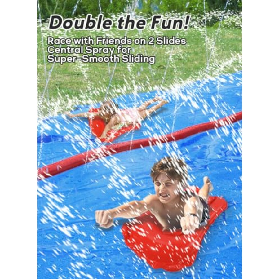 Tobogán acuático para exterior - Kids Outdoor Water Slide reseña y precio