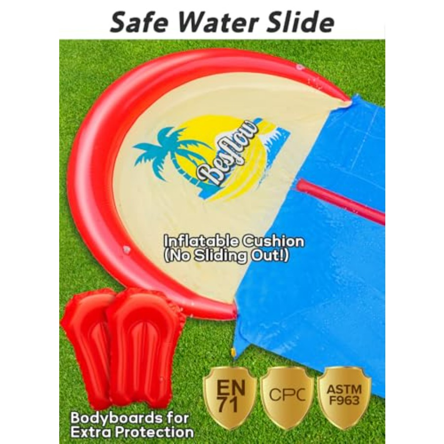 Tobogán acuático para exterior - Kids Outdoor Water Slide reseña y precio